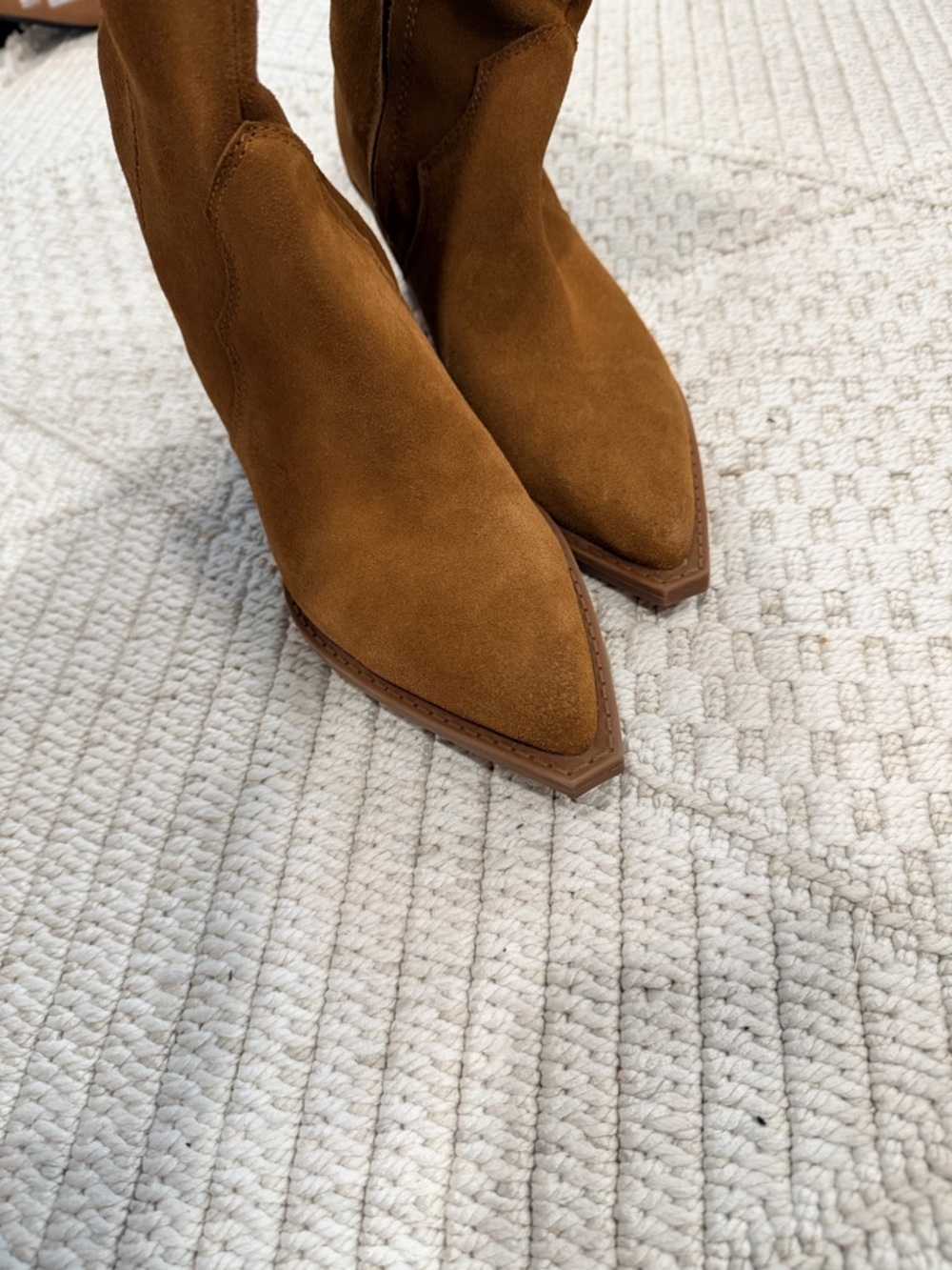 Dolce Vita Ramsay Western Wide Calf Suede Boot - Picture 7 of 9